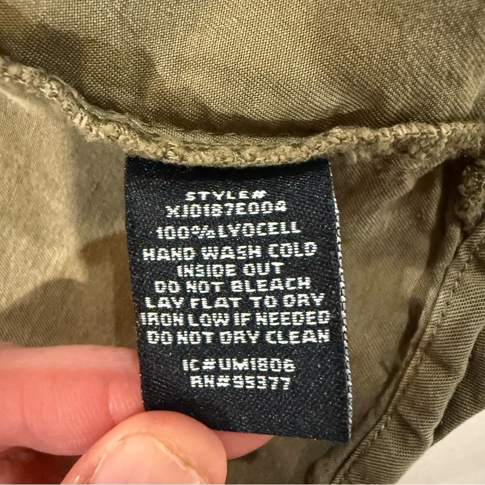 Sanctuary SnapFront Safari Cargo Jacket Womens Medium ArmyGreen Military Utility - Picture 6 of 7